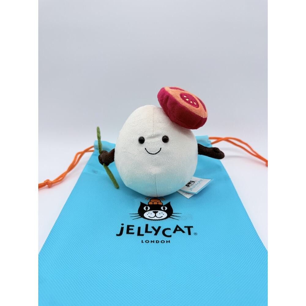 Jellycat Amuseables Mozzarella Authentic NWT With Dust Bag